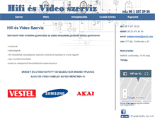 Tablet Screenshot of hifivideoszerviz.hu